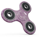 Purple Watercolor Inflated Damask Pattern Full-Body Fidget Spinner Skin-Kit