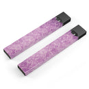 Purple Watercolor Inflated Damask Pattern - Premium Decal Protective Skin-Wrap Sticker compatible with the Juul Labs vaping device