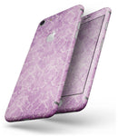 Purple Watercolor Inflated Damask Pattern - Skin-kit for the iPhone 8 or 8 Plus