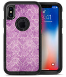 Purple Watercolor Inflated Damask Pattern - iPhone X OtterBox Case & Skin Kits