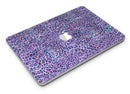 Purple Watercolor Leopard Pattern - MacBook Air Skin Kit