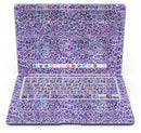 Purple Watercolor Leopard Pattern - MacBook Air Skin Kit