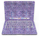 Purple Watercolor Leopard Pattern - MacBook Air Skin Kit