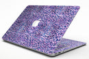 Purple Watercolor Leopard Pattern - MacBook Air Skin Kit