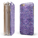 Purple Watercolor Leopard Pattern iPhone 6/6s or 6/6s Plus 2-Piece Hybrid INK-Fuzed Case