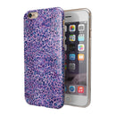 Purple Watercolor Leopard Pattern iPhone 6/6s or 6/6s Plus 2-Piece Hybrid INK-Fuzed Case
