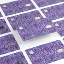 Purple Watercolor Leopard Pattern - Premium Protective Decal Skin-Kit for the Apple Credit Card
