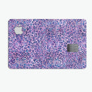 Purple Watercolor Leopard Pattern - Premium Protective Decal Skin-Kit for the Apple Credit Card