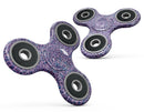 Purple Watercolor Leopard Pattern Full-Body Fidget Spinner Skin-Kit