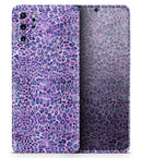 Purple Watercolor Leopard Pattern - Premium Vinyl Skin Decal for Samsung Galaxy S25 Ultra, S24, S23, S22 & All Galaxy S Models