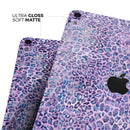Purple Watercolor Leopard Pattern - Full Body Skin Decal for the Apple iPad Pro 12.9", 11", 10.5", 9.7", Air or Mini (All Models Available)