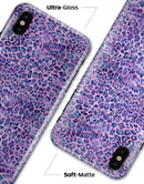 Purple Watercolor Leopard Pattern - iPhone X Clipit Case