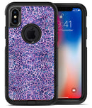Purple Watercolor Leopard Pattern - iPhone X OtterBox Case & Skin Kits