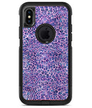 Purple Watercolor Leopard Pattern - iPhone X OtterBox Case & Skin Kits