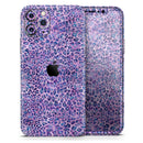 Purple Watercolor Leopard Pattern - Vinyl Skin Wrap for iPhone 17 Pro Max, 17 Pro, 17 Air, 17, 16 & All Models — Soft Matte or Ultra Gloss