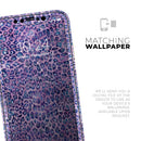 Purple Watercolor Leopard Pattern - Vinyl Skin Wrap for iPhone 17 Pro Max, 17 Pro, 17 Air, 17, 16 & All Models — Soft Matte or Ultra Gloss