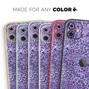 Purple Watercolor Leopard Pattern - Vinyl Skin Wrap for iPhone 17 Pro Max, 17 Pro, 17 Air, 17, 16 & All Models — Soft Matte or Ultra Gloss