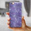 Purple Watercolor Polka Dots iPhone 6/6s or 6/6s Plus 2-Piece Hybrid INK-Fuzed Case