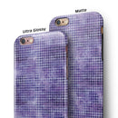 Purple Watercolor Polka Dots iPhone 6/6s or 6/6s Plus 2-Piece Hybrid INK-Fuzed Case