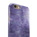 Purple Watercolor Polka Dots iPhone 6/6s or 6/6s Plus 2-Piece Hybrid INK-Fuzed Case