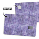 Purple Watercolor Polka Dots - Premium Protective Decal Skin-Kit for the Apple Credit Card