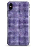 Purple Watercolor Polka Dots - iPhone X Clipit Case