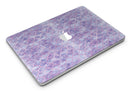 Purple Watercolor Quatrefoil - MacBook Air Skin Kit