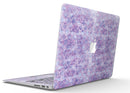 Purple Watercolor Quatrefoil - MacBook Air Skin Kit