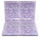 Purple Watercolor Quatrefoil - MacBook Air Skin Kit