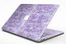 Purple Watercolor Quatrefoil - MacBook Air Skin Kit