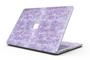 Purple Watercolor Quatrefoil - MacBook Pro with Retina Display Full-Coverage Skin Kit