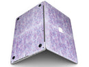 Purple Watercolor Quatrefoil - MacBook Pro with Retina Display Full-Coverage Skin Kit