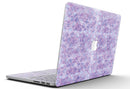 Purple Watercolor Quatrefoil - MacBook Pro with Retina Display Full-Coverage Skin Kit