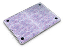Purple Watercolor Quatrefoil - MacBook Pro with Retina Display Full-Coverage Skin Kit