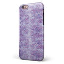 Purple Watercolor Quatrefoil iPhone 6/6s or 6/6s Plus 2-Piece Hybrid INK-Fuzed Case