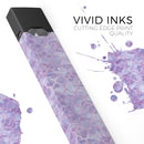 Purple Watercolor Quatrefoil - Premium Decal Protective Skin-Wrap Sticker compatible with the Juul Labs vaping device
