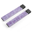 Purple Watercolor Quatrefoil - Premium Decal Protective Skin-Wrap Sticker compatible with the Juul Labs vaping device