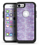 Purple Watercolor Quatrefoil - iPhone 7 or 8 OtterBox Case & Skin Kits