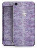 Purple Watercolor Quatrefoil - Skin-kit for the iPhone 8 or 8 Plus