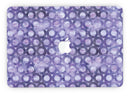 Purple Watercolor Ring Pattern - MacBook Pro with Retina Display Full-Coverage Skin Kit
