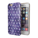 Purple Watercolor Ring Pattern iPhone 6/6s or 6/6s Plus 2-Piece Hybrid INK-Fuzed Case