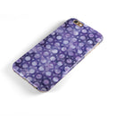 Purple Watercolor Ring Pattern iPhone 6/6s or 6/6s Plus 2-Piece Hybrid INK-Fuzed Case