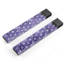 Purple Watercolor Ring Pattern - Premium Decal Protective Skin-Wrap Sticker compatible with the Juul Labs vaping device
