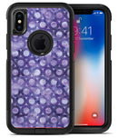 Purple Watercolor Ring Pattern - iPhone X OtterBox Case & Skin Kits