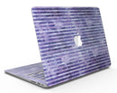 Purple Watercolor Stripes - MacBook Air Skin Kit