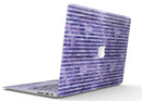 Purple Watercolor Stripes - MacBook Air Skin Kit