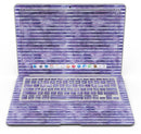 Purple Watercolor Stripes - MacBook Air Skin Kit