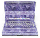Purple Watercolor Stripes - MacBook Air Skin Kit