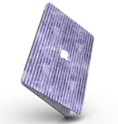 Purple Watercolor Stripes - MacBook Pro with Retina Display Full-Coverage Skin Kit
