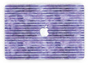 Purple Watercolor Stripes - MacBook Pro with Retina Display Full-Coverage Skin Kit